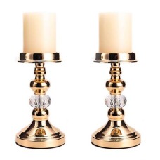 Metal Candle Holder Gold