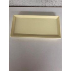 Rectangular Ceramic Tray Light Yellow