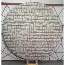 Old Brick wall round fabric backdrop (2.0m diameter)