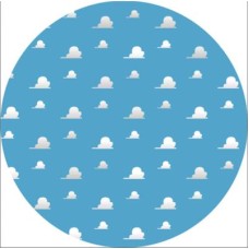 Toy Story Sky Wall" round fabric backdrop (1.5m diameter)