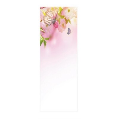 Fabric "Pink Garden e Butterflies" Backdrop (0,90m x 2,30m)"