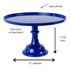 Melamine Cake Stand Royal Blue