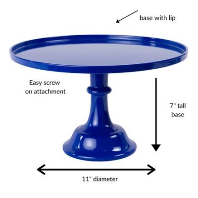 Melamine Cake Stand Royal Blue