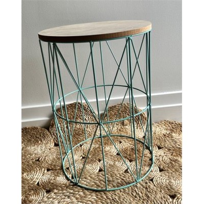 Iron/Wood Mini Table Tiffany