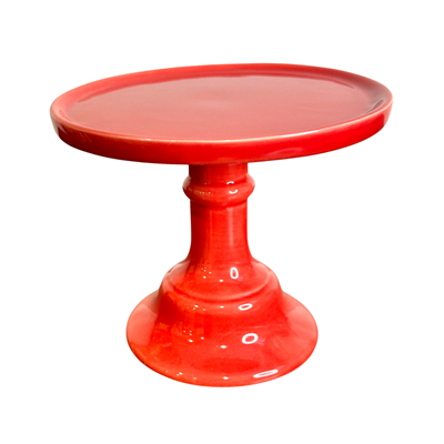 Small Red Cake Stand