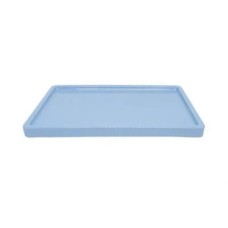 ABS Rectangular Tray Light Blue