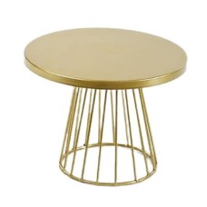 Gold Metal Cake Stand L 