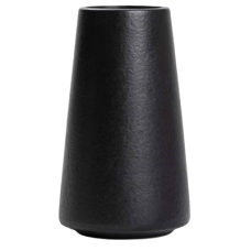 Small black ceramic vase 