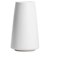 Small white ceramic vase 