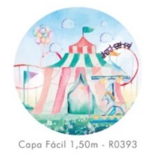 Circus round fabric backdrop (1.5m diameter)