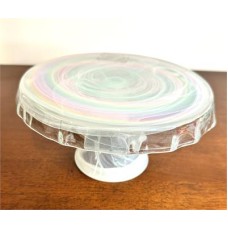 Iridescent cake stand 