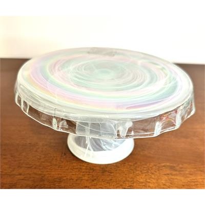 Iridescent cake stand 