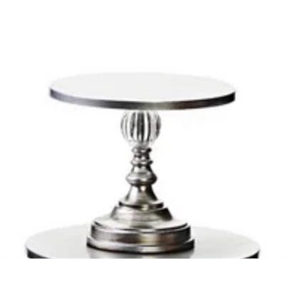 Silver Metal Cake Stand S