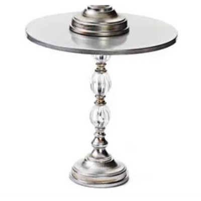 Silver Metal Cake Stand L 