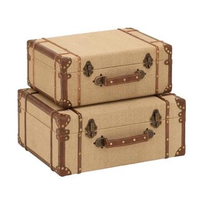 Vintage medium suitcases set (trunks)