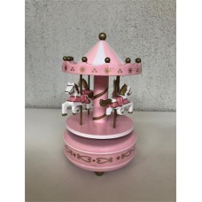 Little Pink Carousel Music Box