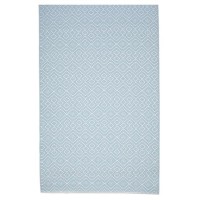 Blue and White Lightweight Rug (4' x 6')