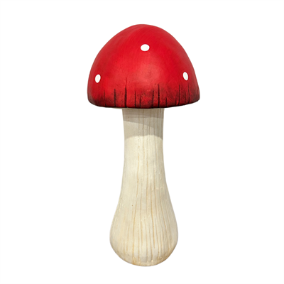 Wood Decorative Mushroom L