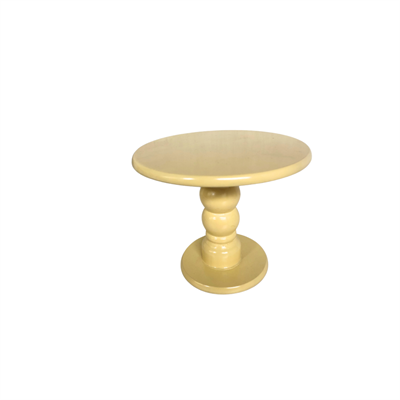 MDF Cake Stand S Light Yellow