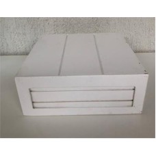 MDF Square Height Box White