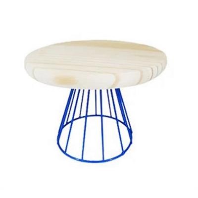 Pinus iron Cake Stand S Royal Blue