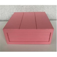 MDF Square Height Box Pink