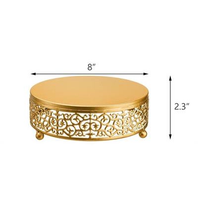 Gold Round Cake Stand S 