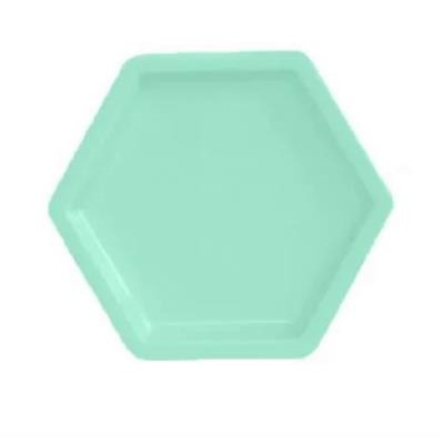 ABS Hexa Tray Light Green