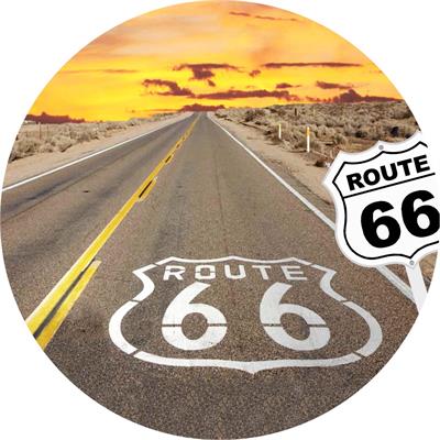 Route 66" round fabric backdrop (1.5m diameter)