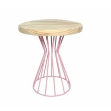 Pinus iron Cake Stand S Light Pink