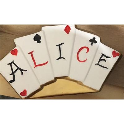 Decorative name ALICE (Alice in Wonderland)