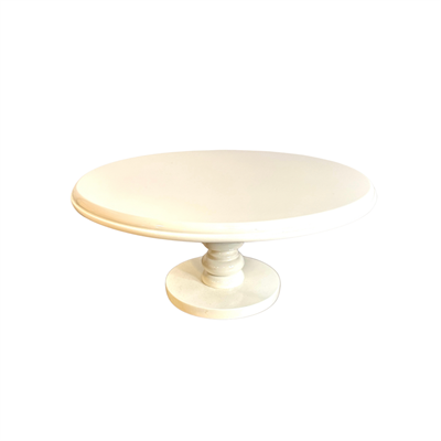 Wood Laca XL White Cake Stand