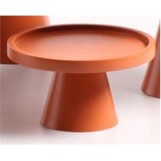 Iron Wood Cake Stand Terracota - Brown