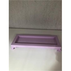 MDF Rectangular Tray Light Purple