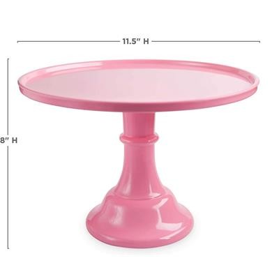 Melamine Cake Stand Pink